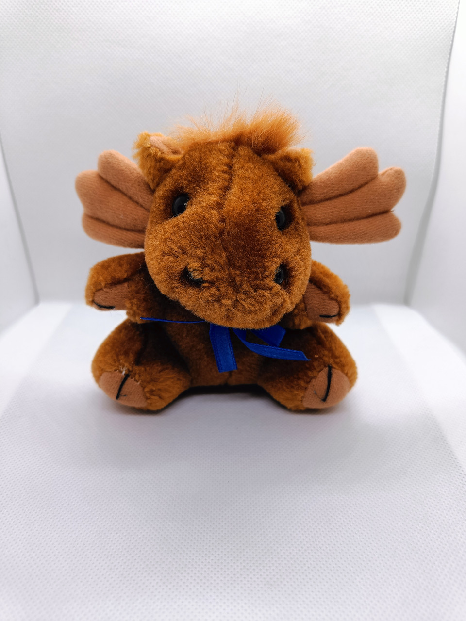 Дитяча м'яка іграшка Лось, коричневий, висота 12 см, фото 1