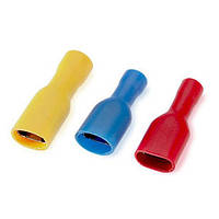 Конектор плоский у повній ізоляції "мама" FDFD 1,25-187(5) (0,5-1,5/4,8-0,5) (1пач -100шт)