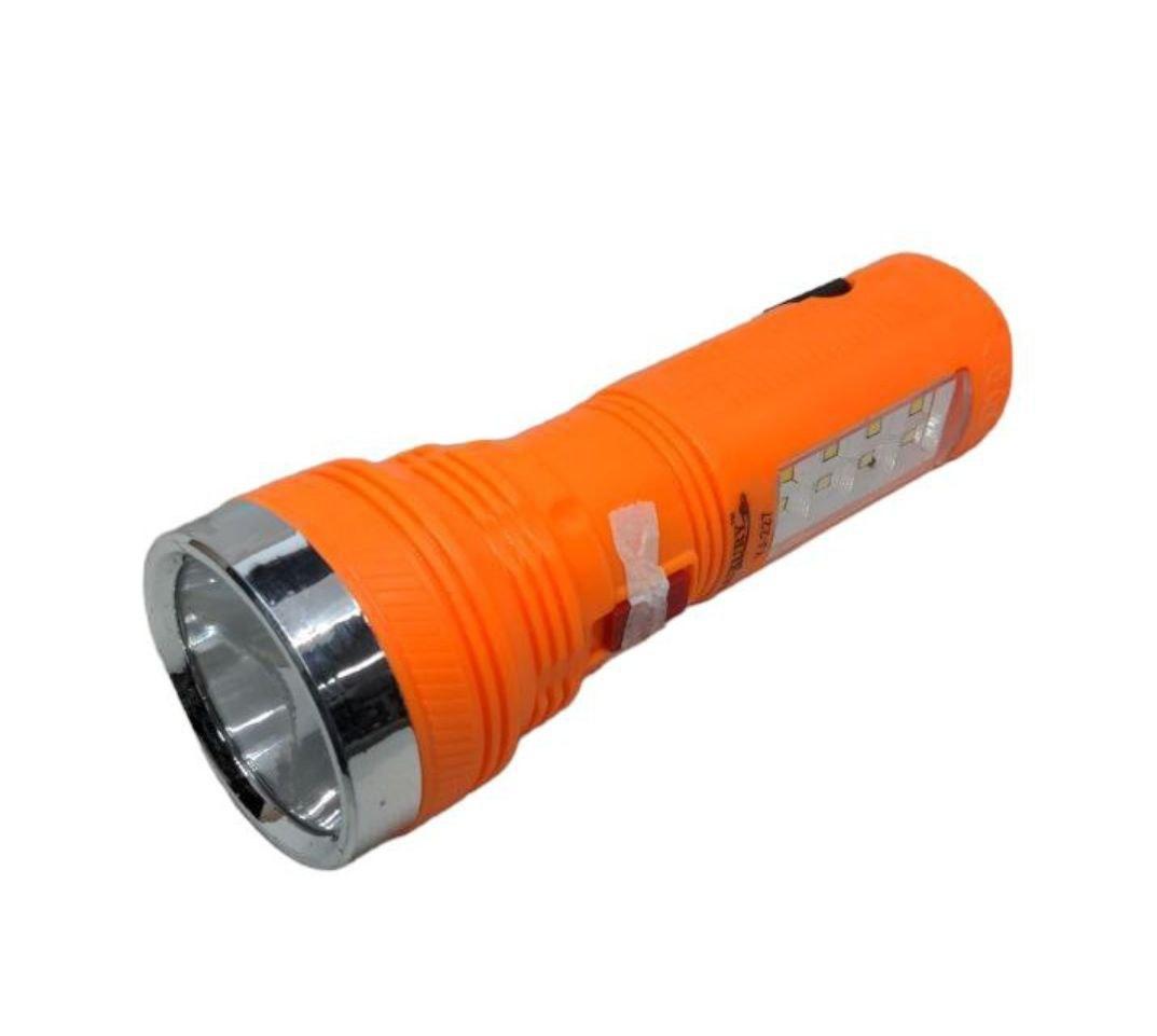 Ліхтар YJ-227o, 1W+8SMD, вбудований акумулятор, ЗУ 220V