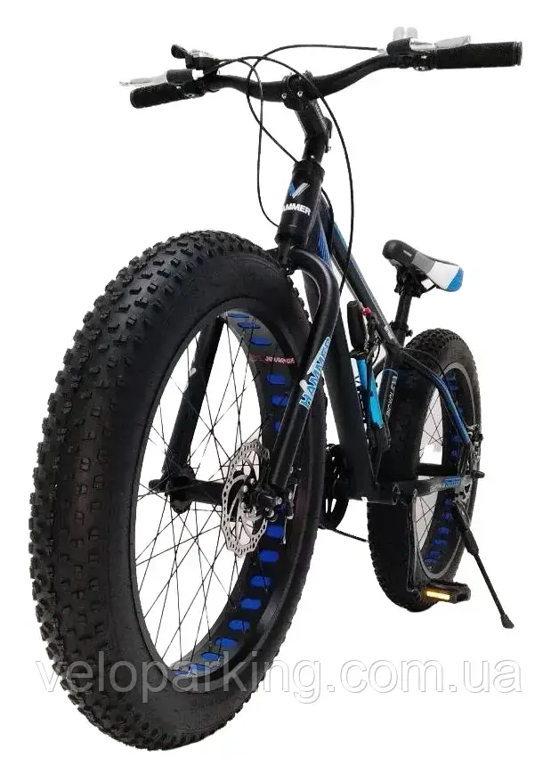Підлітковий алюмінієвий 24/4.0 Hunter Mbike (Fatbike) фетбайк велосипед позашляховик фетбайк