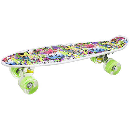 Пенні Борд з колісами, що світяться Графіті S29661