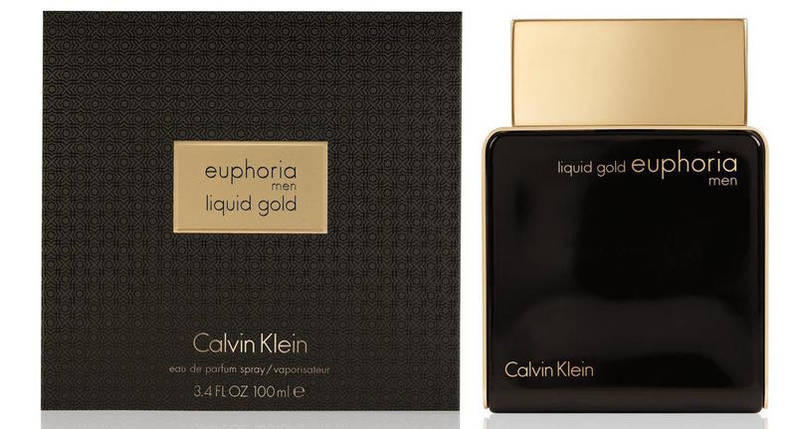 Calvin Klein Euphoria Men liquid Gold туалетна вода 100 ml. (Кельвін Кляйн Ейфорія Мен Ліквід Голд), фото 1