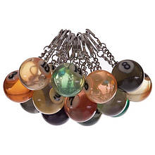 Брелоки Crystal Pool ø32мм 1 шт.