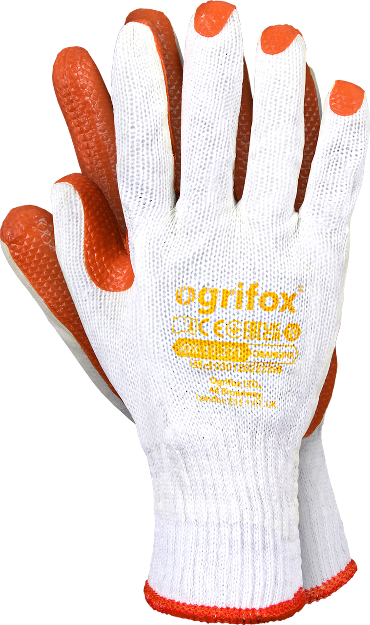Рукавички робочі для скляра і каменяра Ogrifox OX-ORANGINA WP