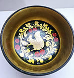 Дерев'яна мороженниця/крісманка з Петровим розписом, фото 2