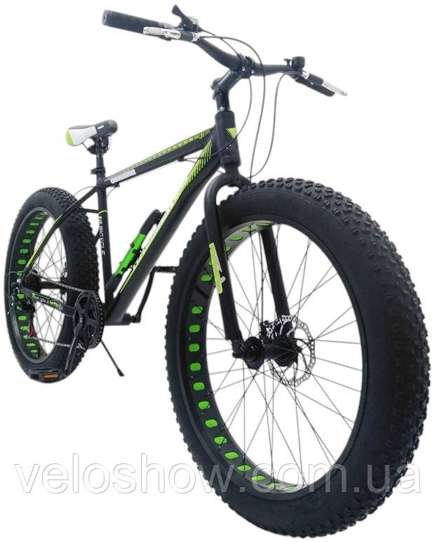 Алюмінієвий фетбайк 26/4.0 Hulk XL велосипед (fatbike) широкі колеса (рама 17/19)
