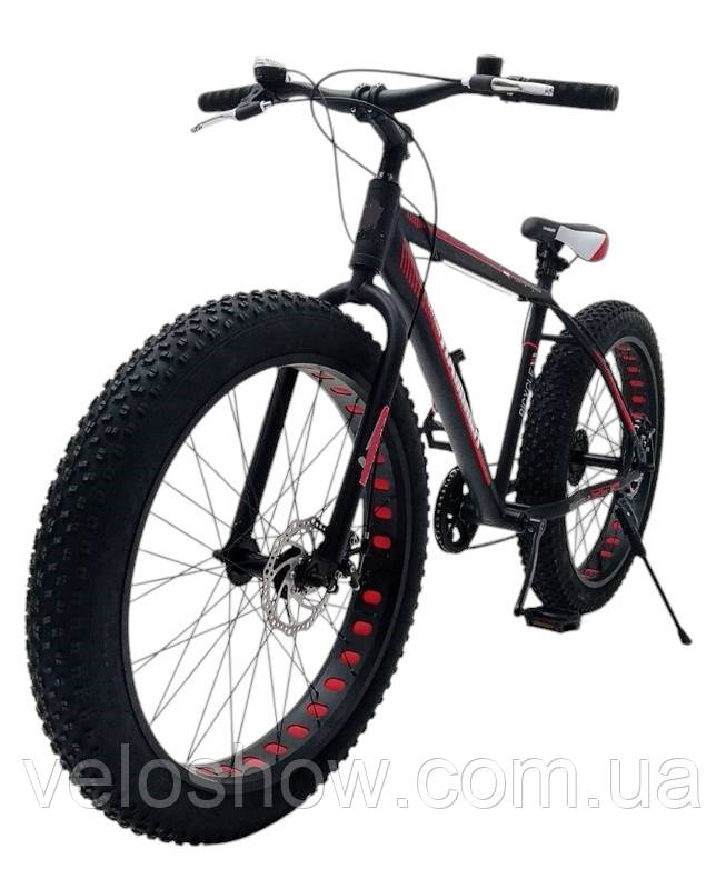 Алюмінієвий фетбайк 26/4.0 Hulk XL велосипед (fatbike) широкі колеса (рама 17/19)