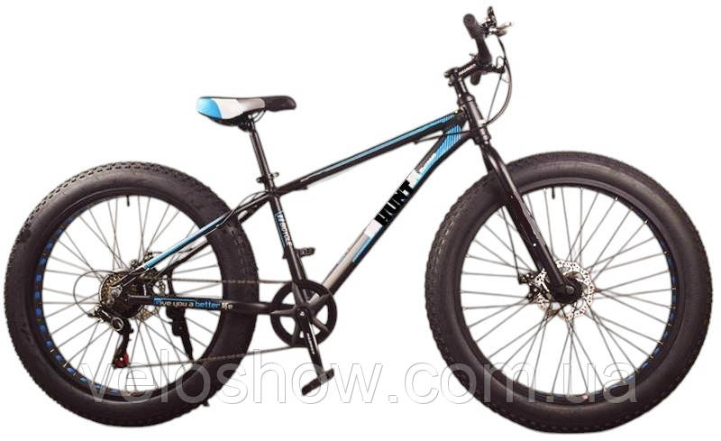Алюмінієвий підлітковий 24/4.0 Hulk велосипед фетбайк (fatbike) широкі колеса