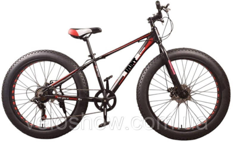 Алюмінієвий підлітковий 24/4.0 Hulk велосипед фетбайк (fatbike) широкі колеса