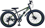 Алюмінієвий фетбайк 26/4.0 Hulk XL велосипед (fatbike) широкі колеса (рама 17/19), фото 7