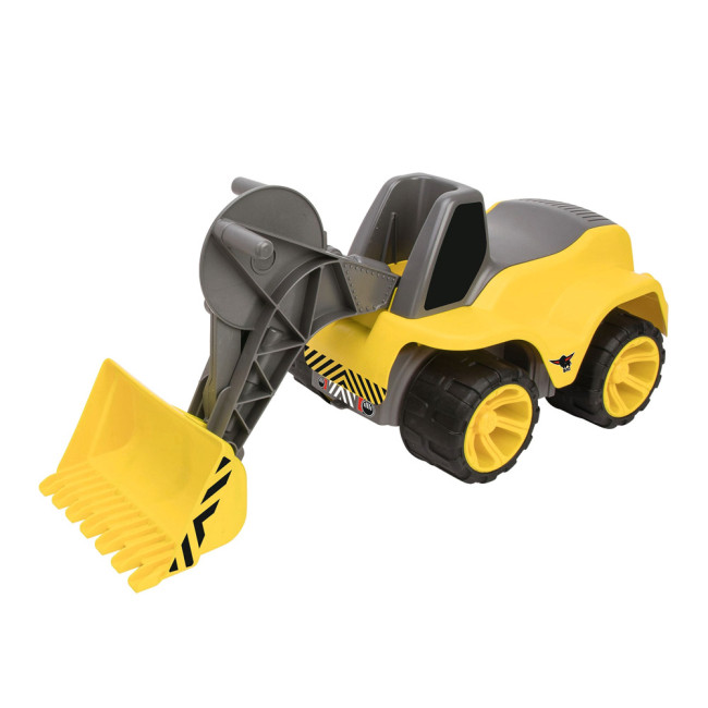 Дитячий навантажувач-толокар Big Power Worker Maxi Loader жовтий, фото 1