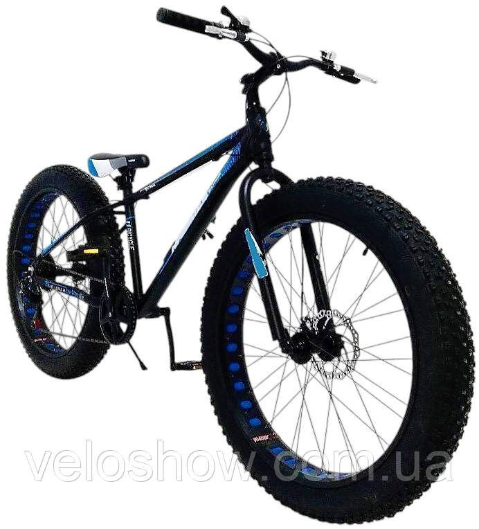 Алюмінієвий фетбайк 26/4.0 Hulk велосипед (fatbike) широкі колеса (рама 17/19)
