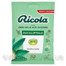 Льодяники Ricola Eucaliptolo 70 гр 12 шт ящ, фото 1