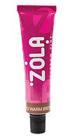 Фарба для брів Zola з колагеном Eyebrow Tint With Collagen № 02 Warm Brown 15ml
