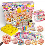 DIY великий набір для створення таболапок сквішів таба-лапка сквіш Творчий набір для дитини 6 в 1, фото 2