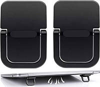 Підставка для ноутбука, планшета самоклейна регульовані ніжки алюмінієві складана для охолодження