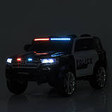Дитячий електромобіль поліція TOYOTA LAND CRUISER JJ2022EBLR-2-1(2)(24V), фото 10