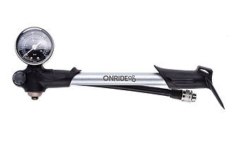 Насос ONRIDE Pressure 20 високого тиску 300PSI/20Bar алюмінієвий зі шлангом та манометром