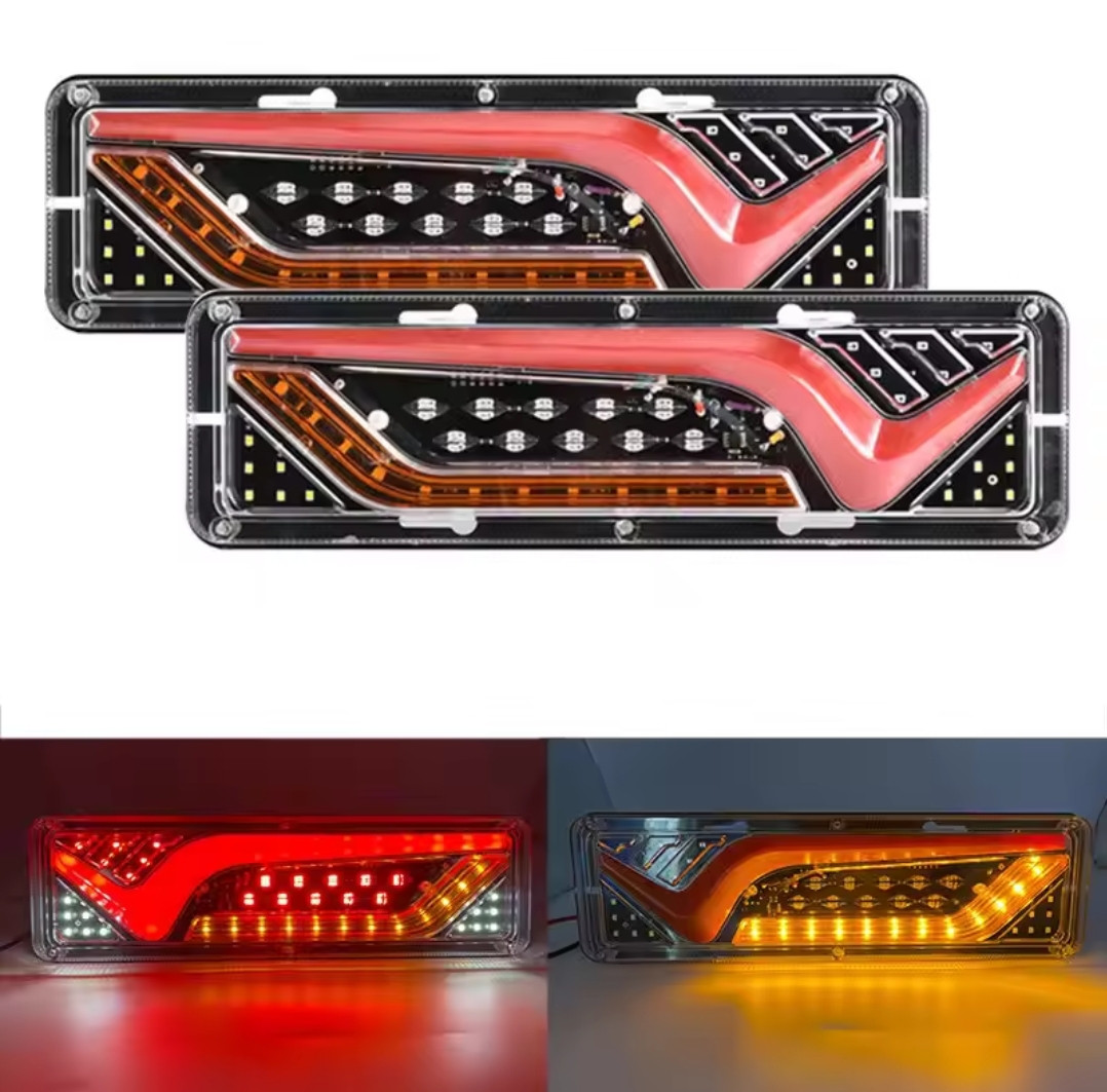 Ліхтар на причеп світлодіодний led задній 12v, 2 шт.
стоп габарит поворот