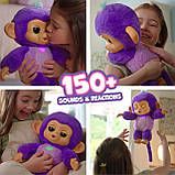 Інтерактивна іграшка мавпочка Fingerlings Care n Cuddles Interactive Baby Monkey Sunny, фото 7