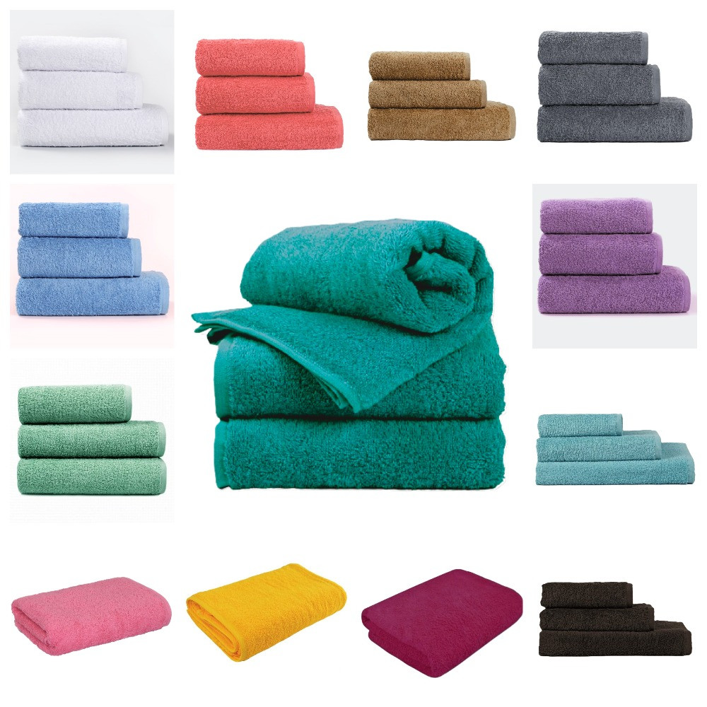 ОПТ Рушник 50х90см махровий 400г Ярослав кольори в асортименті, фото 1