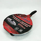 Сковорода з кришкою та антипригарним покриттям UNIQUE UN-5162 20 см, Сковорода фірмова для приготування, фото 3