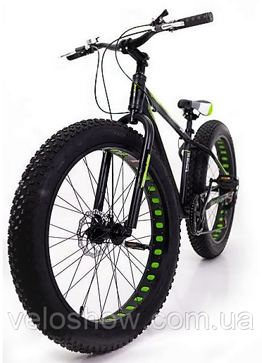 Алюмінієвий підлітковий 24/4.0 Hulk велосипед фетбайк (fatbike) широкі колеса