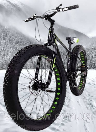 Алюмінієвий підлітковий 24/4.0 Hulk велосипед фетбайк (fatbike) широкі колеса