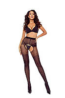 Колготки з відкритою промежиною Passion Tiopen 027 1/2 black 20den