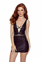 Сексуальна чорна сорочка Kristeen Chemise black Passion S/M