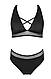Сексуальний комплект з інтимним вирізом Kristeen Set black Passion XXL/XXXL, фото 6