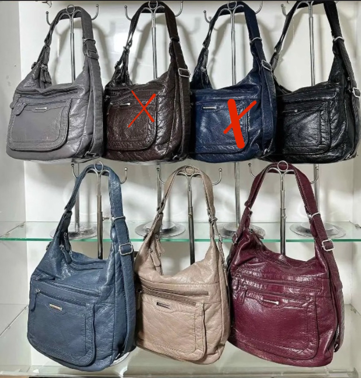 Сумочка жіноча варьонка на блискавці з кишенями зі штучної шкіри в різних кольорах Zhenya, фото 1