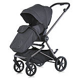 Дитяча коляска-книжка з регульованою спинкою El Camino ME 1128 Asphalt Gray Сірий, фото 6