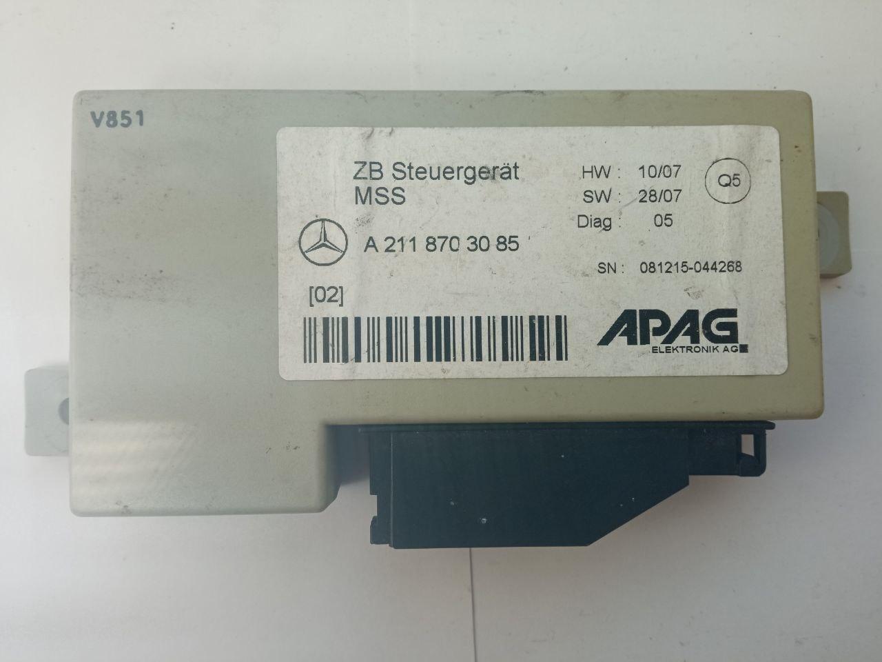 Електронний блок керування Mercedes A 211 870 30 85 (02) / A2118703085(02)