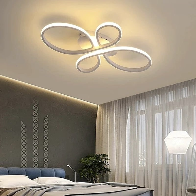 Біла Led-люстра на 60W з пультом, освітлення до 15 м² Ardero AL6530ARD FABIO S