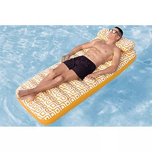 Надувний пліт для плавання з підсклянниками 183х84 см Bestway 43836