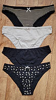 Жіночі труси бавовна, набір 4 шт., жіноча спідня білизна М/ 44-46 р
