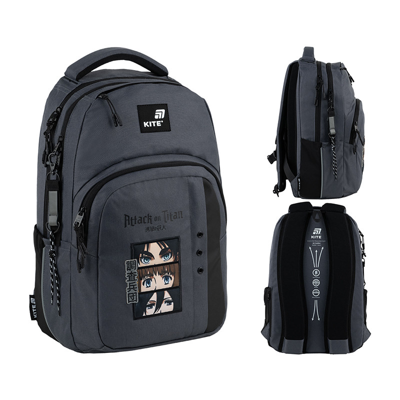 Рюкзак Kite Education teens 2578M Attack on Titan 42x29x17 см, 17 л (130-145 см)