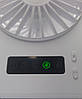 Вентилятор акумуляторний з водою та Led дисплеєм Mini Fan F8 білий 1200mAh, фото 10