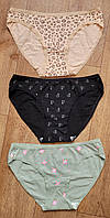 Жіночі труси бавовна, набір 3 шт., жіноча спідня білизна М/ 44-46 р