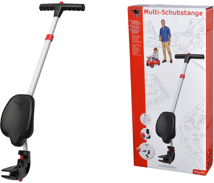 Батьківська ручка зі спинкою BIG Bobby Car Multi для толокарів БІГ, фото 1