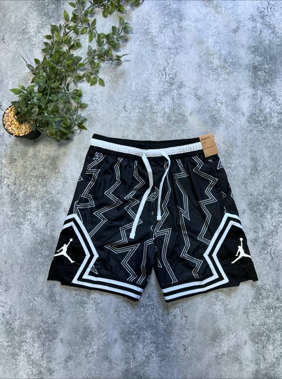 Шорты Nike JORDAN Diamond DRI-FIT, мужские шорты Джордан, черные шорты ...