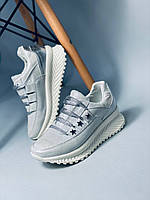 Кросівки шкіряні жіночі колір сірий