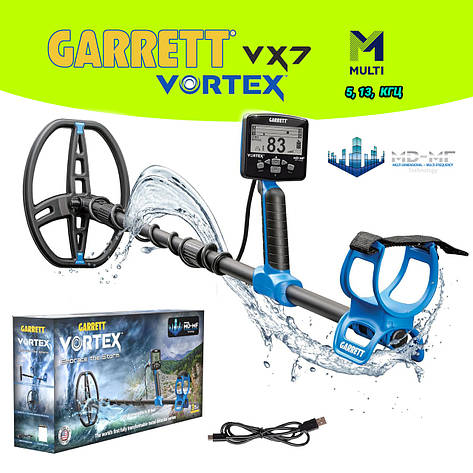 Металошукач Garrett Vortex VX7 - Multi частота. IP68. Офіційна гарантія!, фото 1