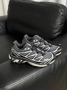 Кросівки чоловічі сірі Salomon Advanced XT-6 Dover Street Green Bllack Beige (20206)