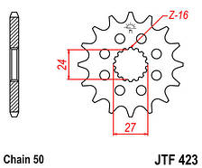 Зірка передня JT JTF423.18