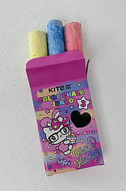 Крейда кольоровий 3 кольори Jumbo Hello Kitty В коробці (HK24-077) Kite