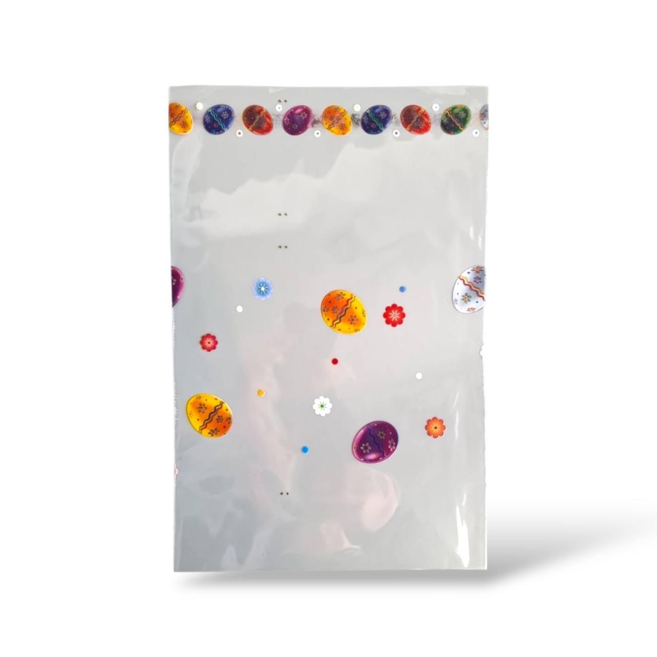 Пакет з малюнком для пакування пасхальної паски 20x35 см Візерунок фарбувань, 100 шт, для паски D 70-90 мм, фото 1