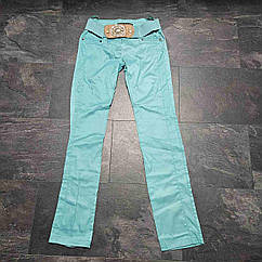 Штани жіночі бірюзові штани з поясом KaraVella