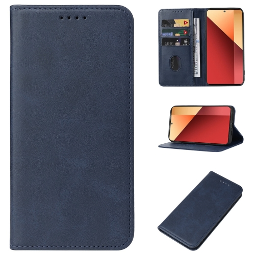 Чохол книжка Baseus Black Magnet для Xiaomi Redmi Note 13 Pro 5G / Poco X6 5G Blue
